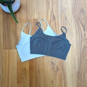 Set of 2: Full Tilt Bralettes